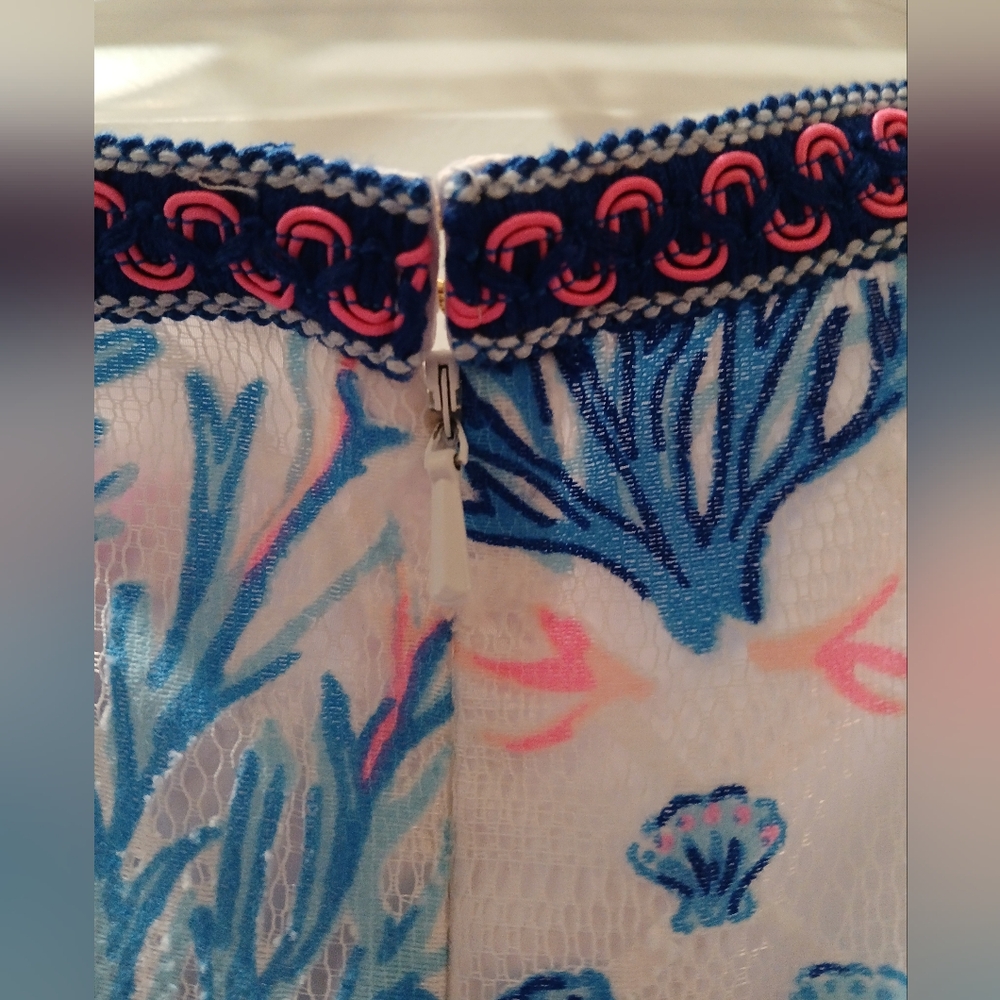 NWT Lilly Pulitzer Coral Romper - Picture 8 of 13